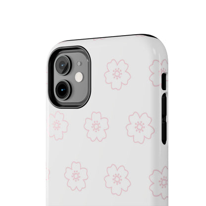 Cherry blossom seamless pattern Tough Phone Cases