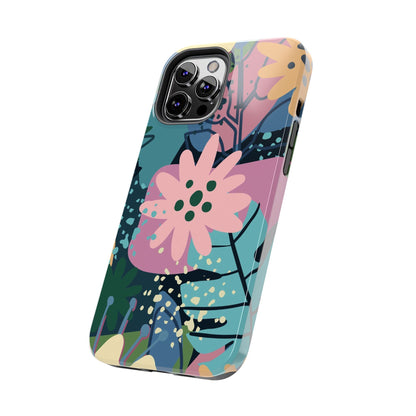 Contemporary collage design Tough Phone Cases