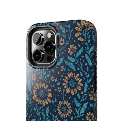 Flower Pattern Design Tough Phone Cases