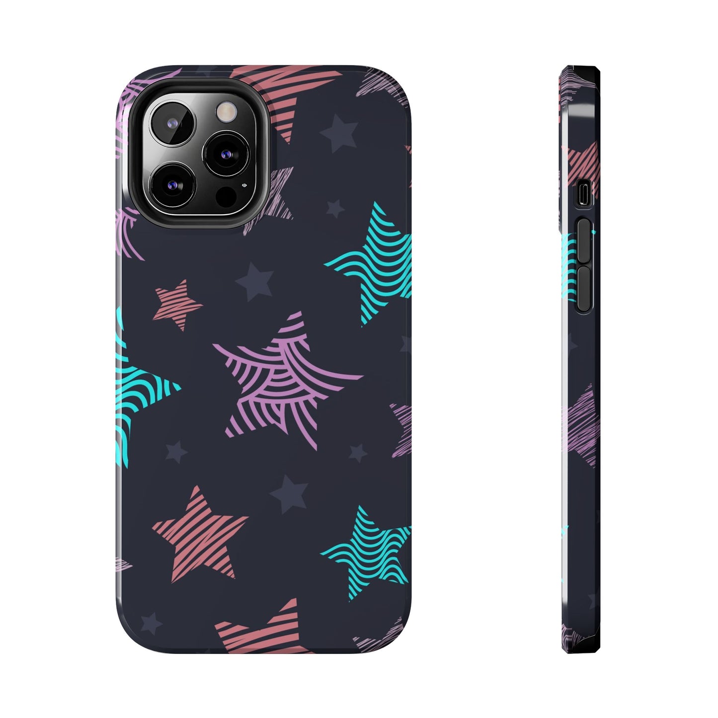 Hand Drawn Seamless Pattern Stars Tough Phone Cases iPhone 12 Pro Max