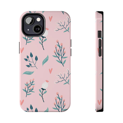 Floral seamless pattern. Garden flowers branches Tough Phone Cases iPhone 13