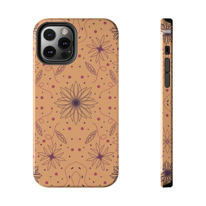 Seamless pattern geometry graphic for textile wrapping cover floor fabric Tough Phone Cases iPhone 12 Pro