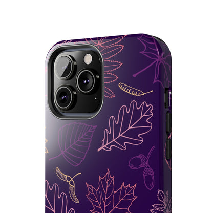 Seamless pattern with autumn leaves Tough Phone Cases