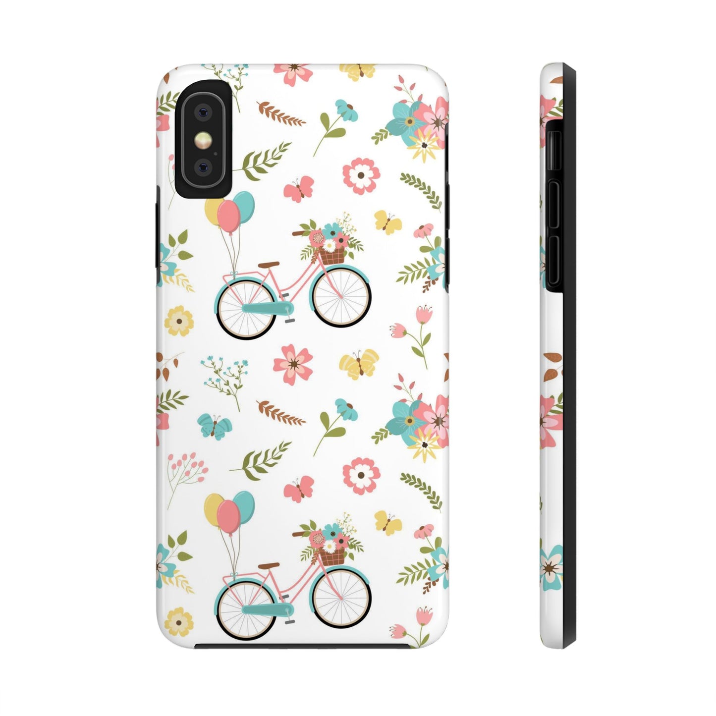 Floral spring romantic pattern with flower bouquets Tough Phone Cases iPhone XS