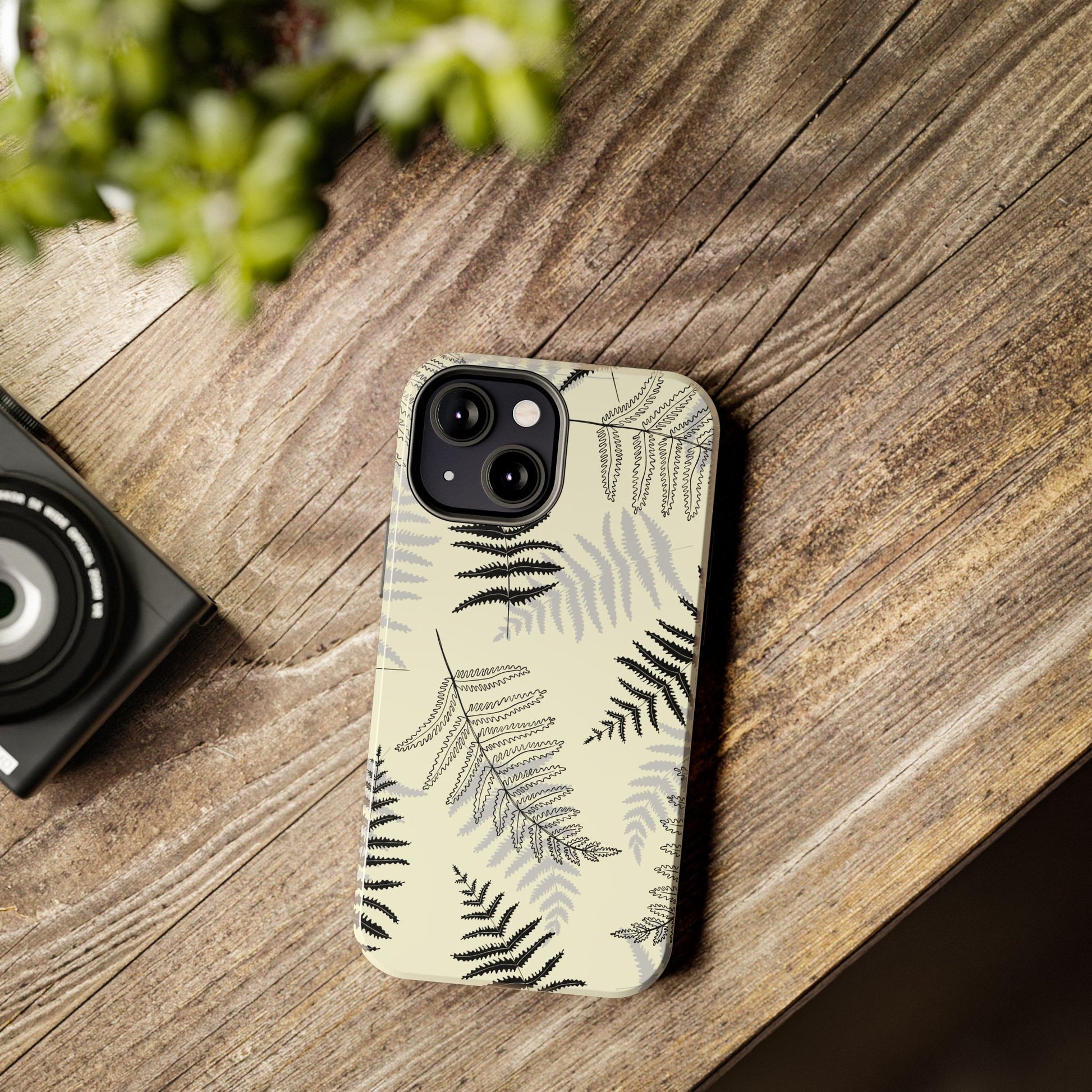 fern leaves Tough Phone Cases