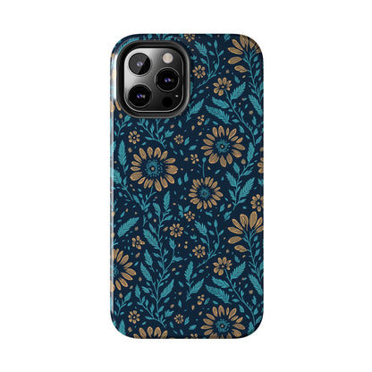 Flower Pattern Design Tough Phone Cases