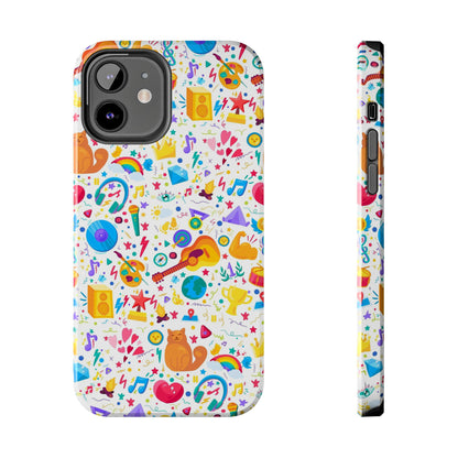 Bright Hobby Activity Art Cartoon Tough Phone Cases iPhone 12