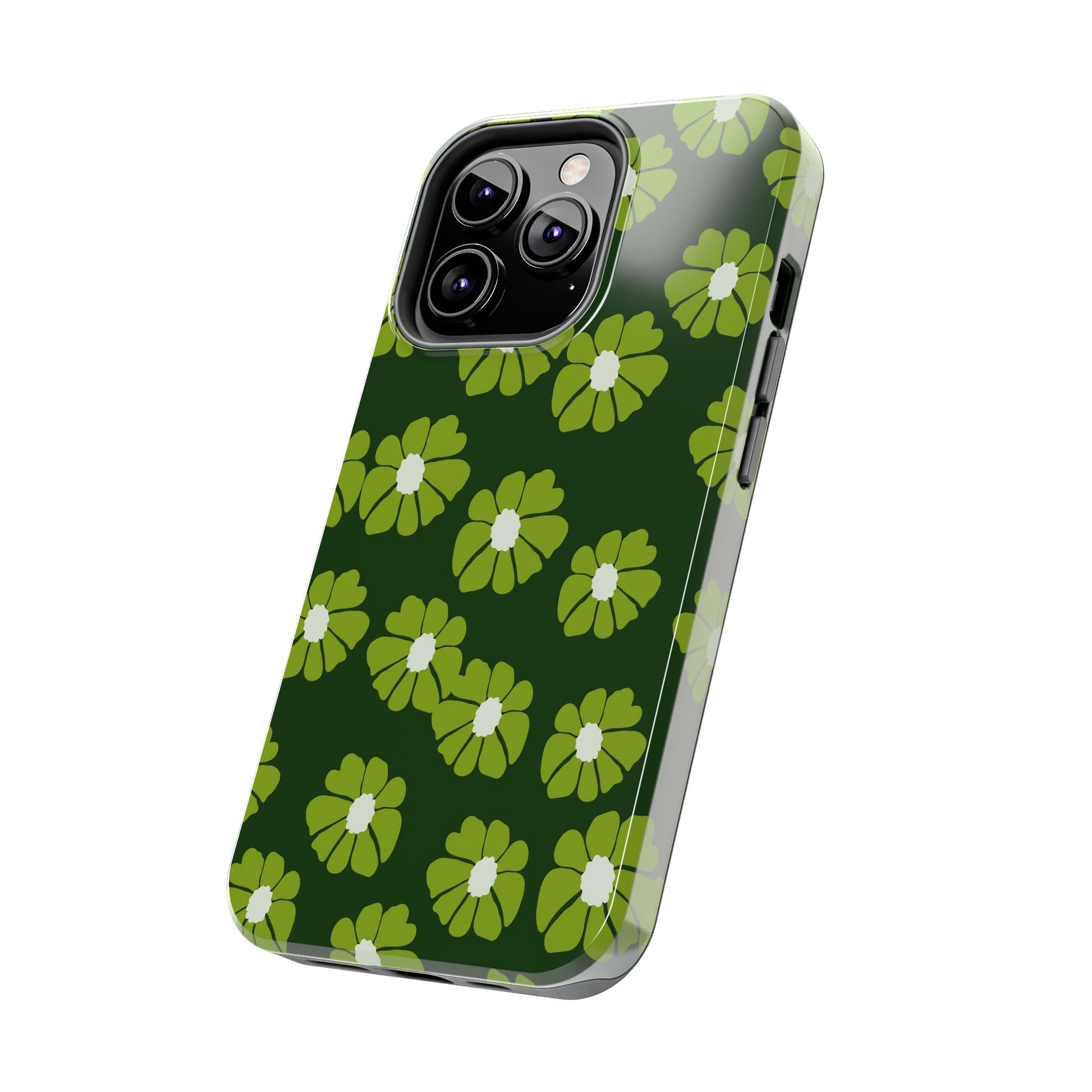 Retro groovy flowers seamless pattern Tough Phone Cases