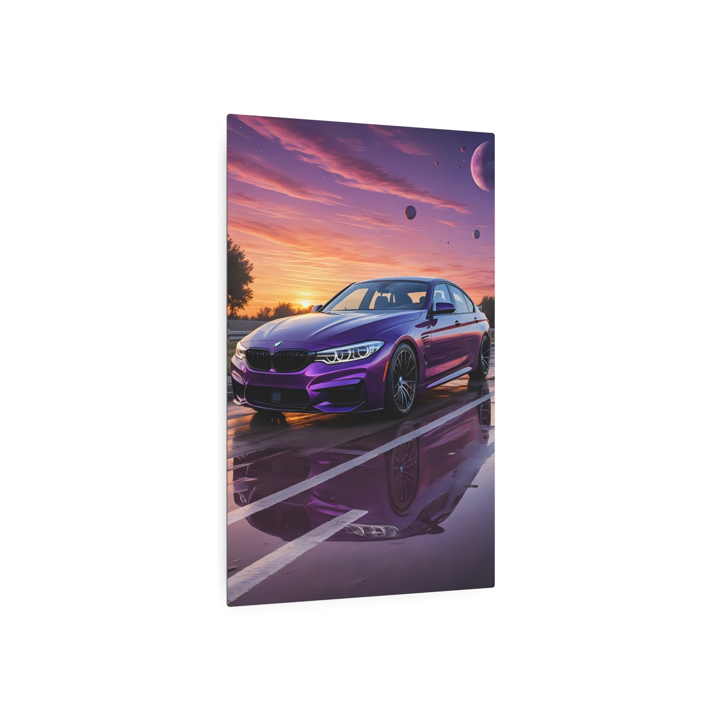 Cosmic Velocity: BMW Edition Metal Art Sign