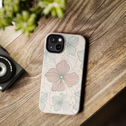 Florals seamless pattern Tough Phone Cases