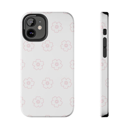 Cherry blossom seamless pattern Tough Phone Cases iPhone 12 Mini