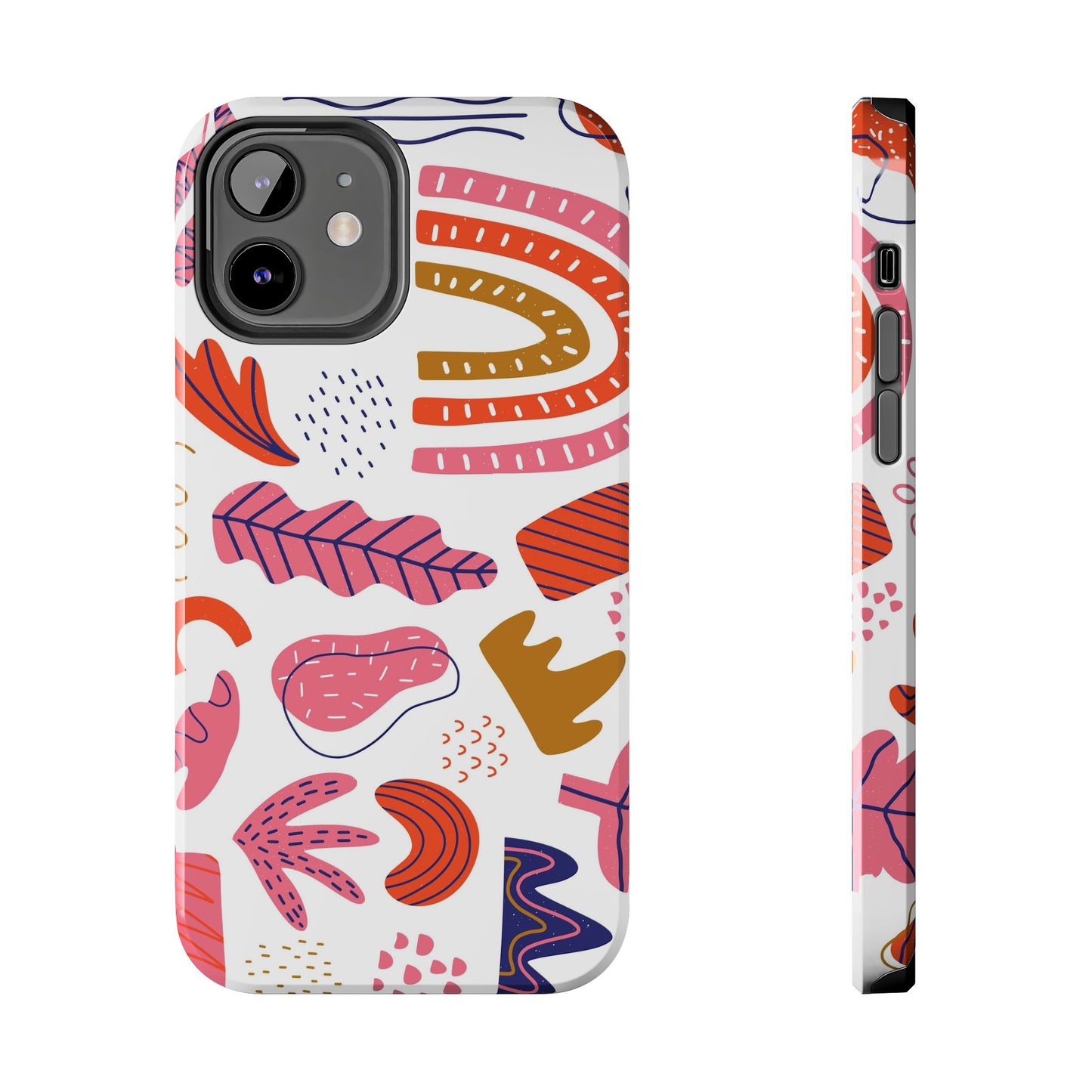 Isolated doodles, bundle of flowers Tough Phone Cases iPhone 12