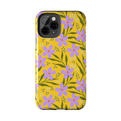 Folk art floral seamless pattern Tough Phone Cases