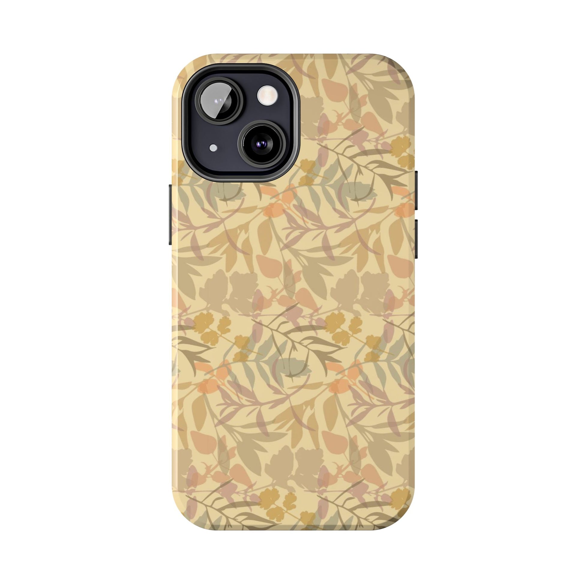 Boho Plants Leafs Pattern Tough Phone Cases