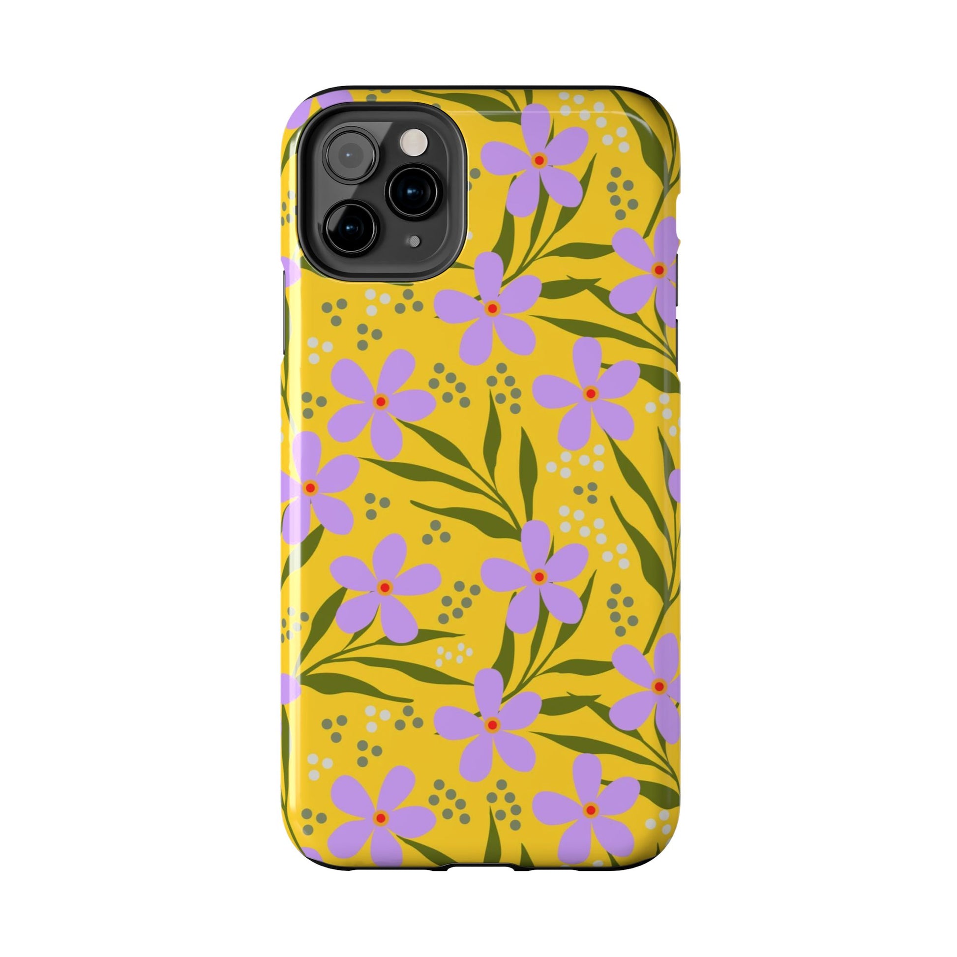 Folk art floral seamless pattern Tough Phone Cases