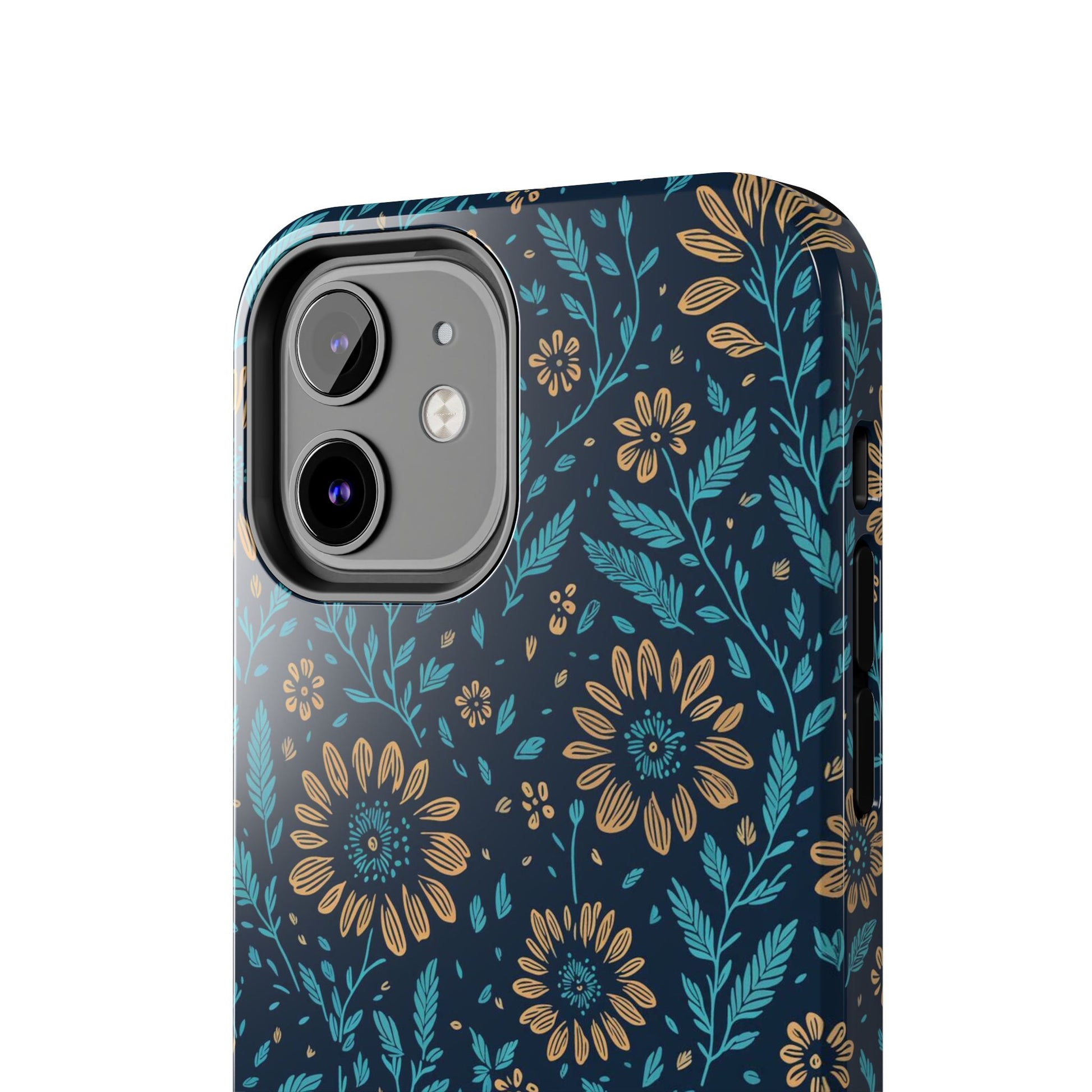 Flower Pattern Design Tough Phone Cases