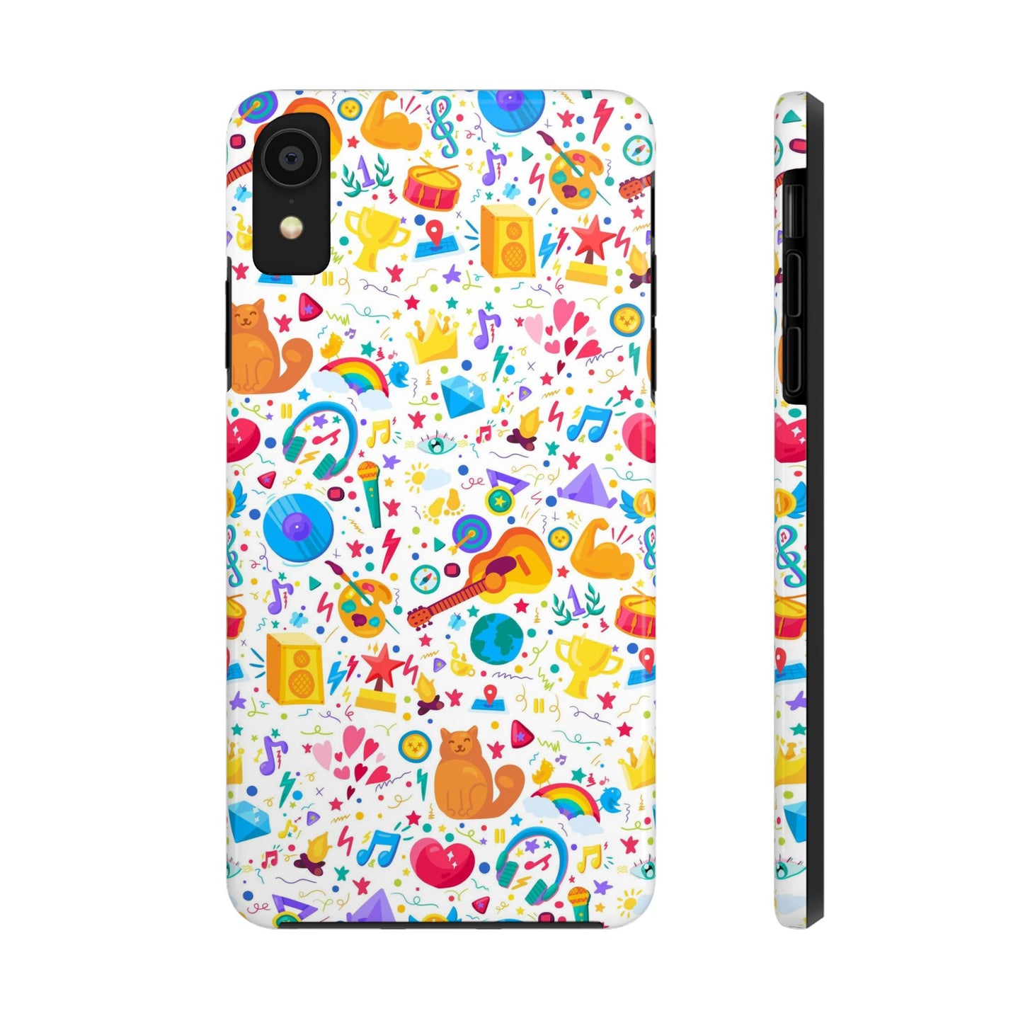 Bright Hobby Activity Art Cartoon Tough Phone Cases iPhone XR