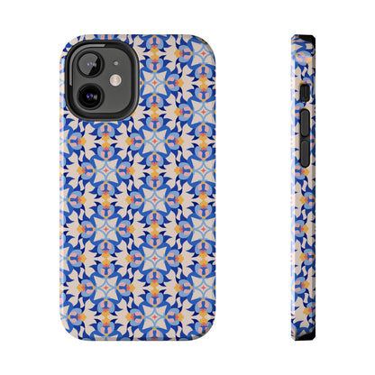 Floral Tile Pattern Tough Phone Cases iPhone 12 Mini