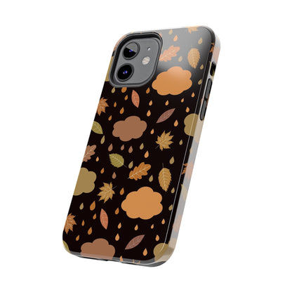 Autumn seamless pattern with clouds Tough Phone Cases