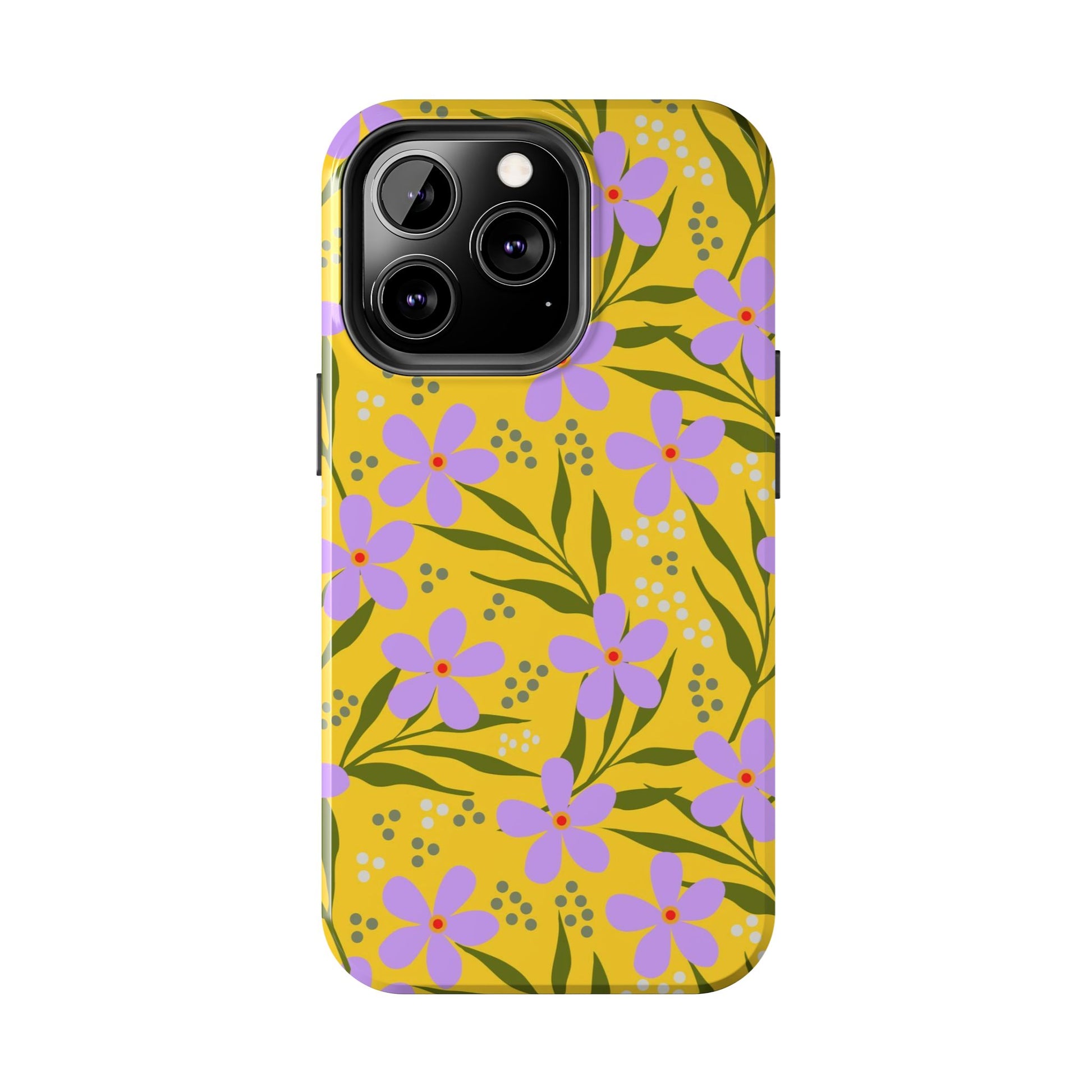 Folk art floral seamless pattern Tough Phone Cases