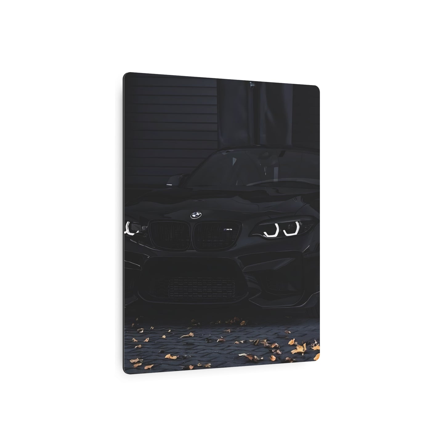 Black Bmw Metal Art Sign