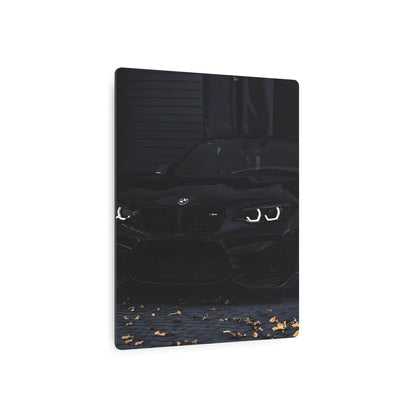 Black Bmw Metal Art Sign