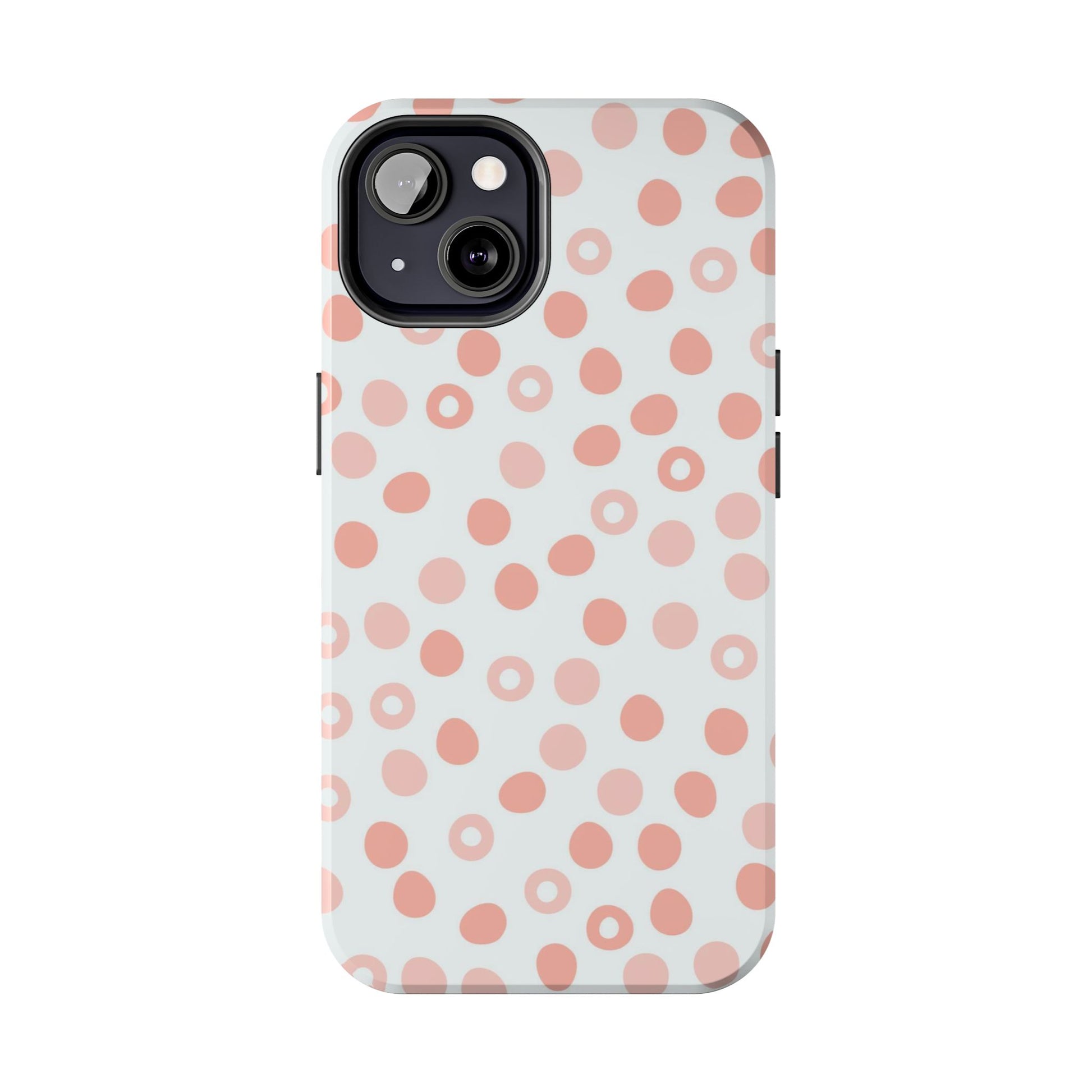 Abstract spotted seamless pattern in pastel colors. Tough Phone Cases