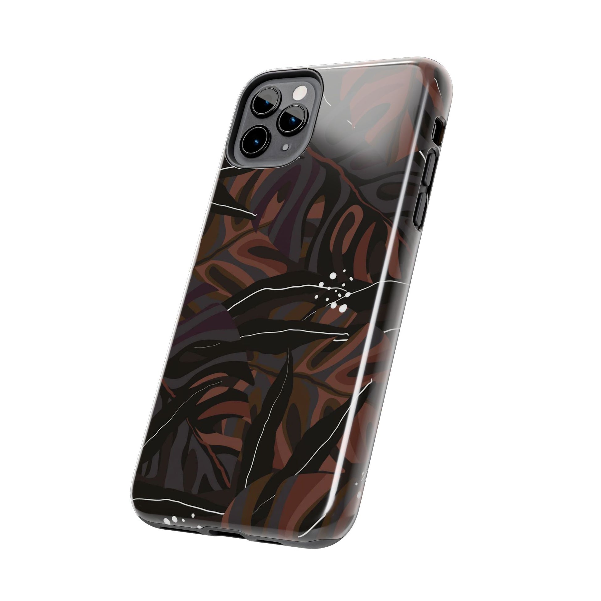 Modern exotic jungle plants Tough Phone Cases