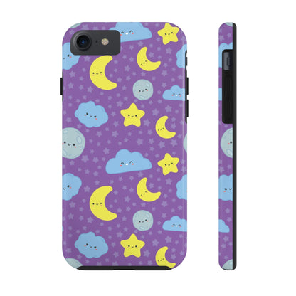 Night sky seamless pattern Tough Phone Cases iPhone 7, iPhone 8, iPhone SE