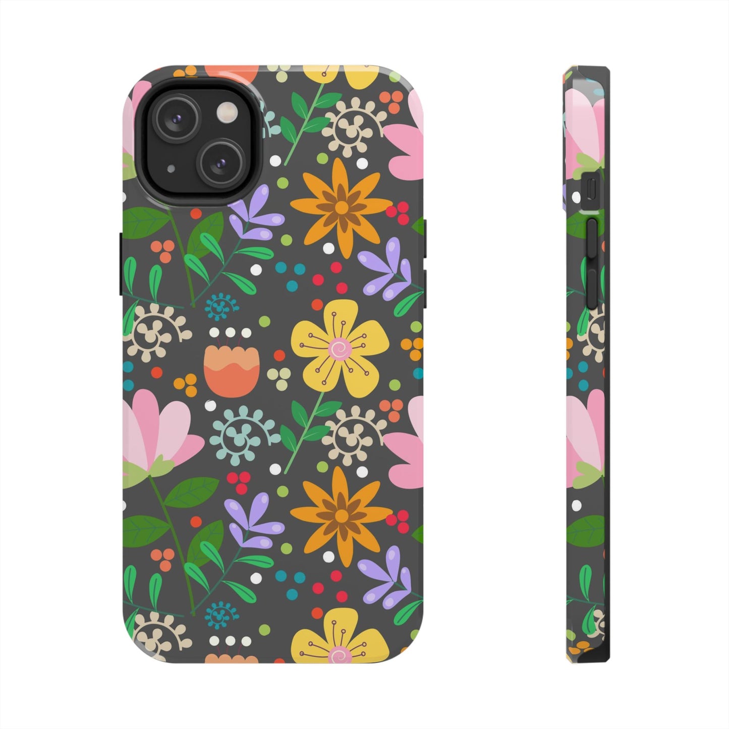 Abstract floral seamless pattern Tough Phone Cases iPhone 14 Plus