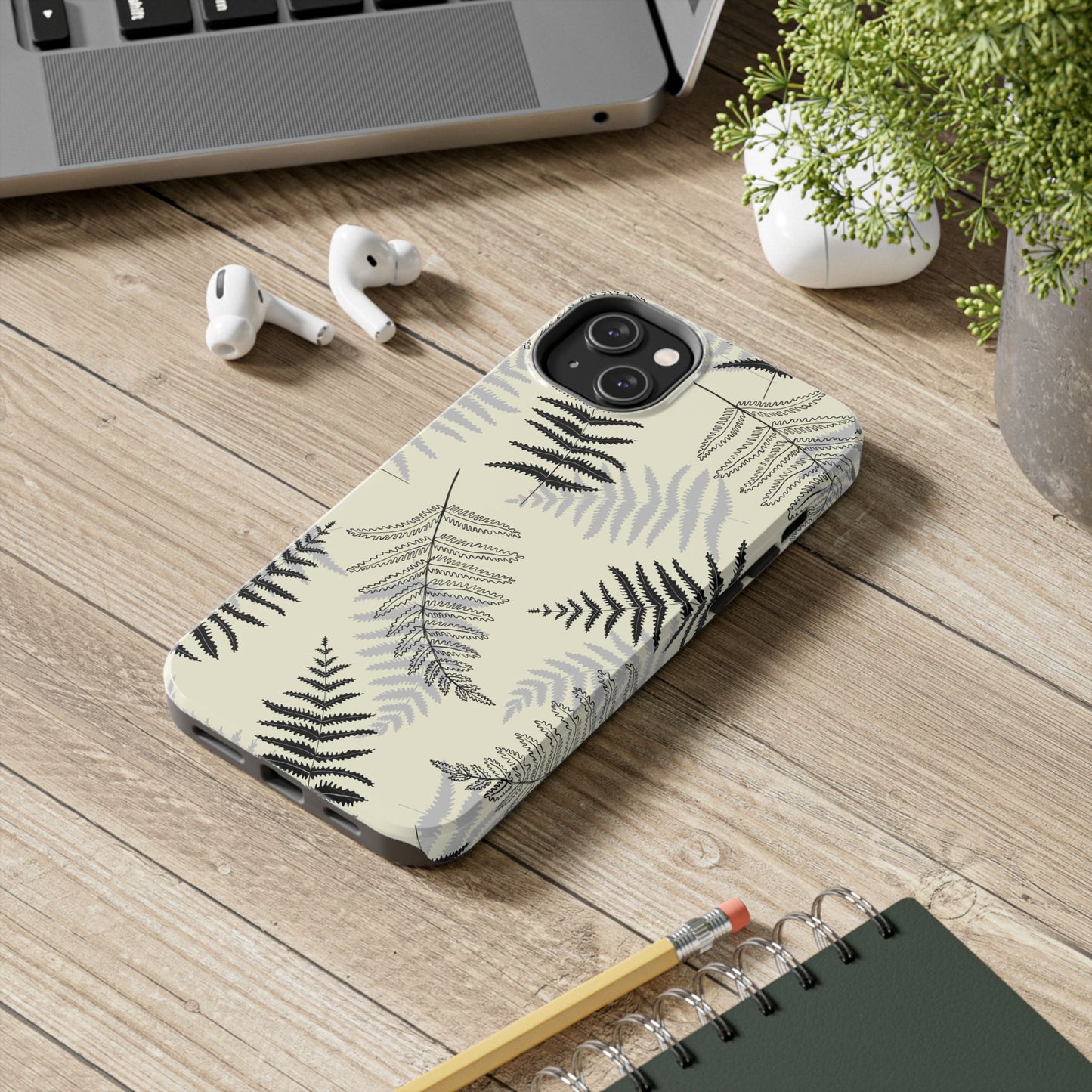 fern leaves Tough Phone Cases