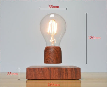 Magnetic levitation bulb Wood light