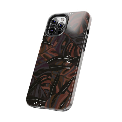 Modern exotic jungle plants Tough Phone Cases