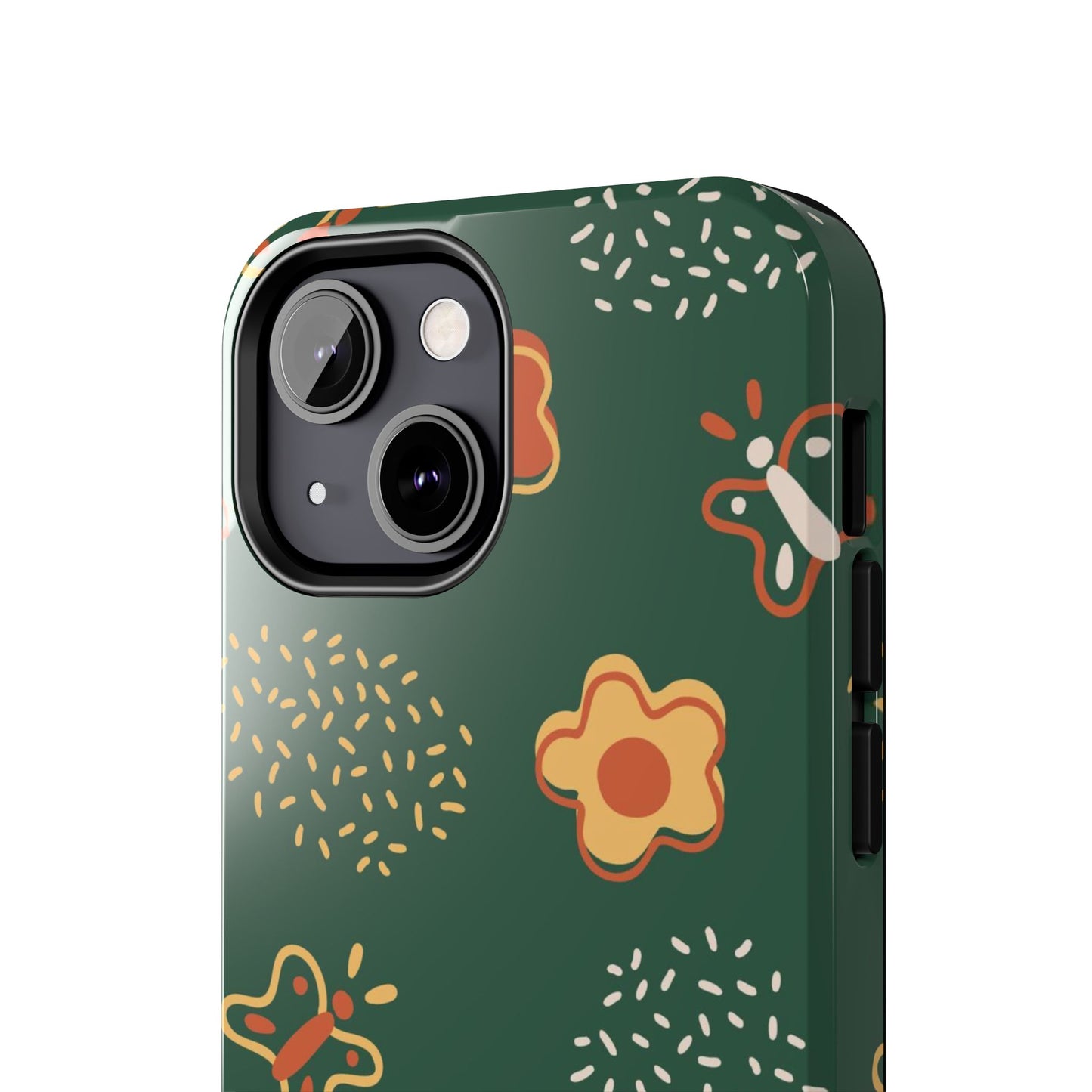 Seamless pattern with flowers and butterflies Tough Phone Cases