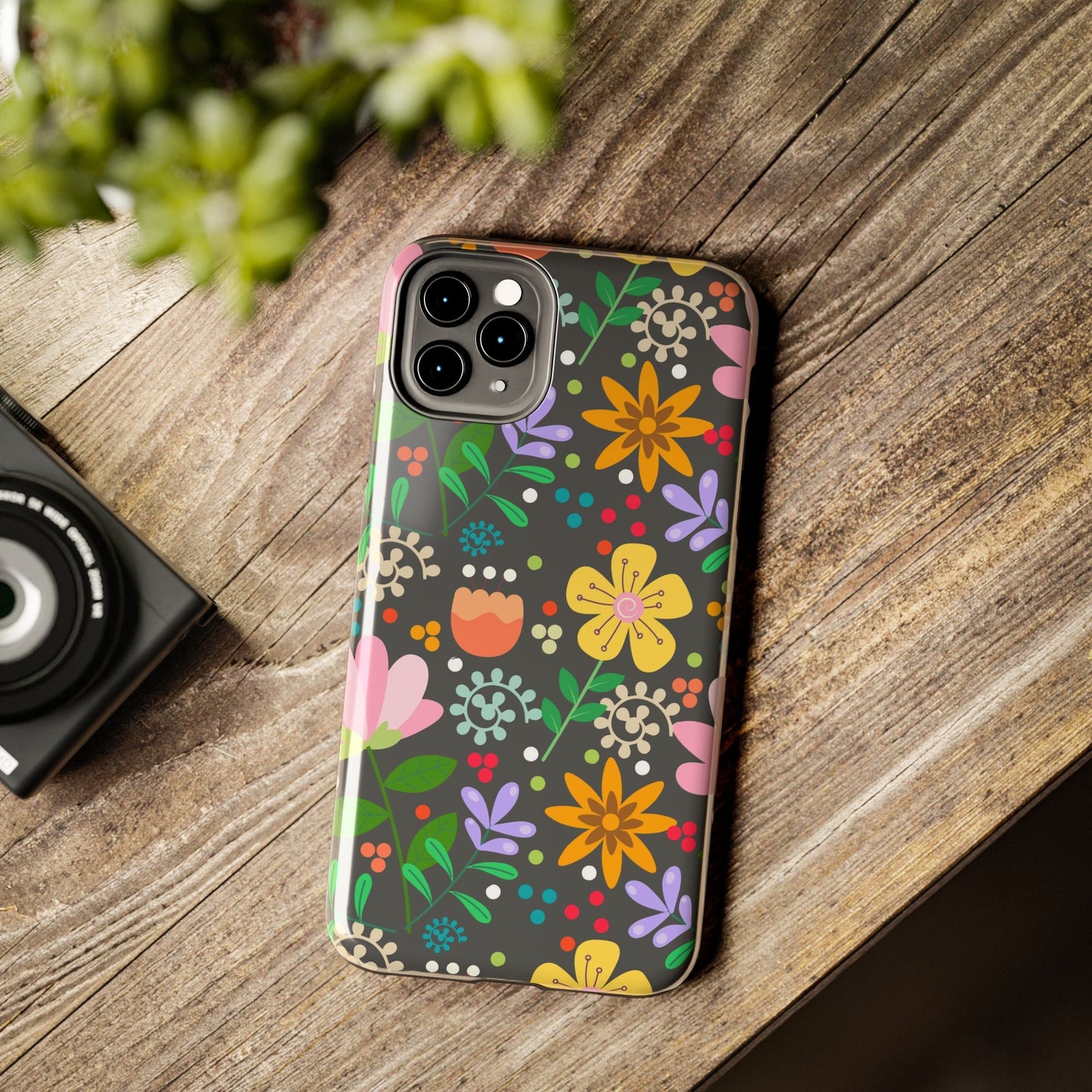 Abstract floral seamless pattern Tough Phone Cases