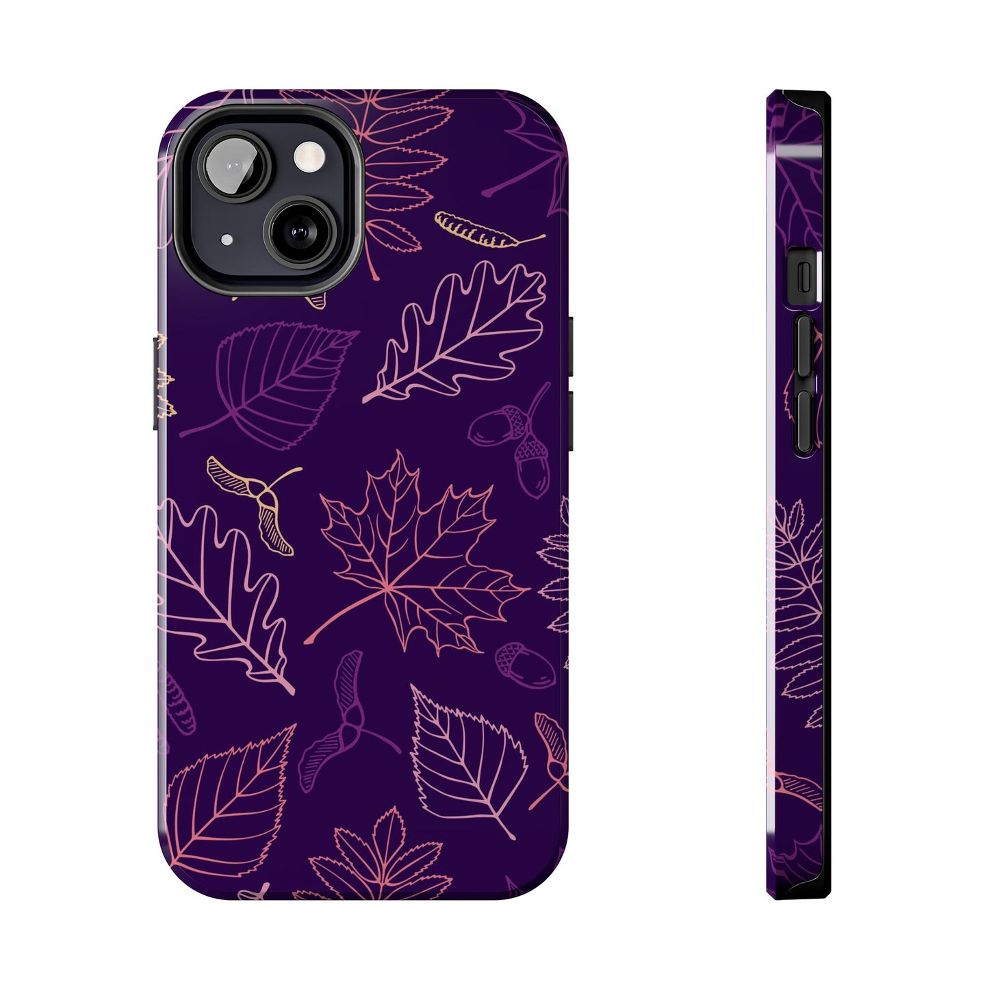 Seamless pattern with autumn leaves Tough Phone Cases iPhone 13