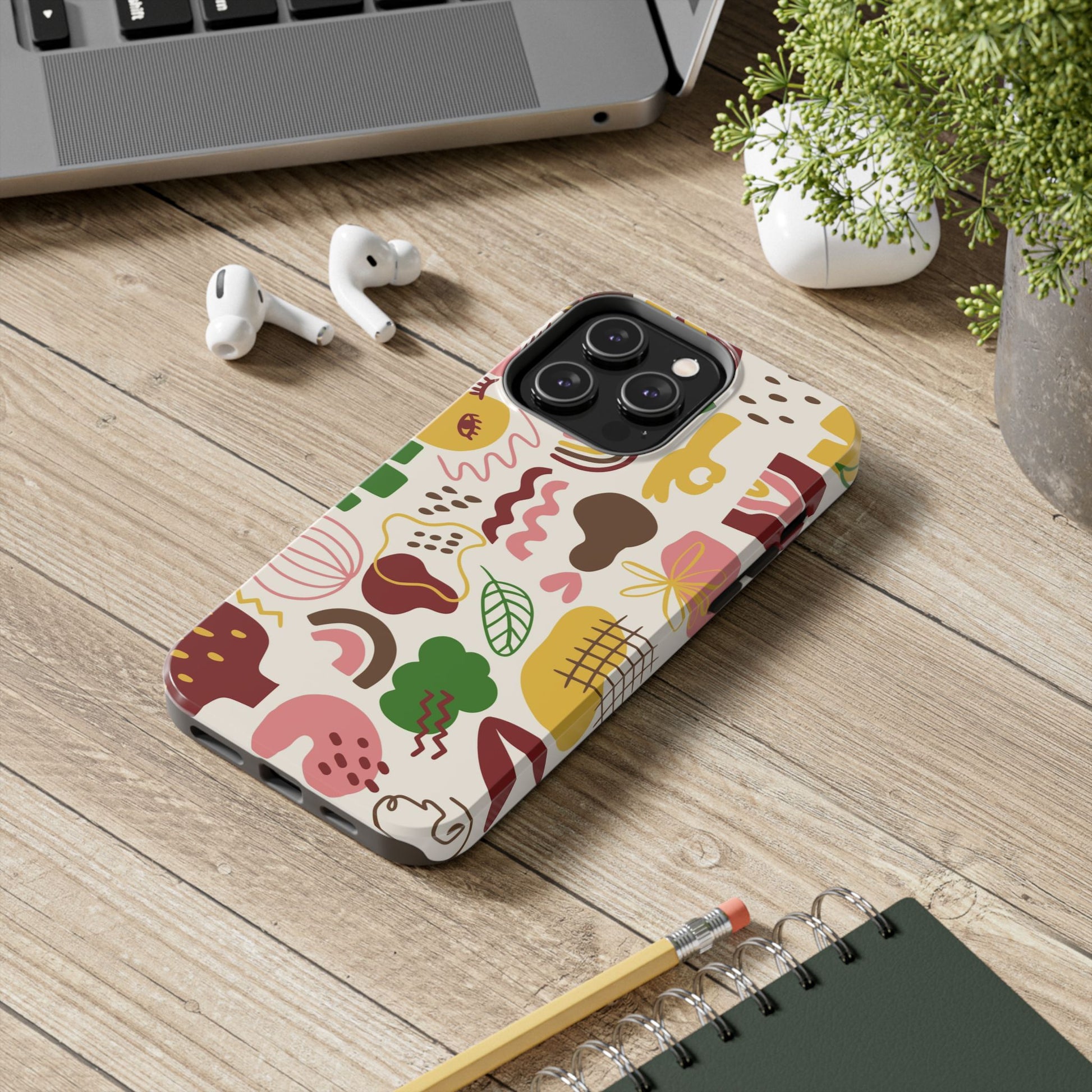 Simple abstract modern Tough Phone Cases