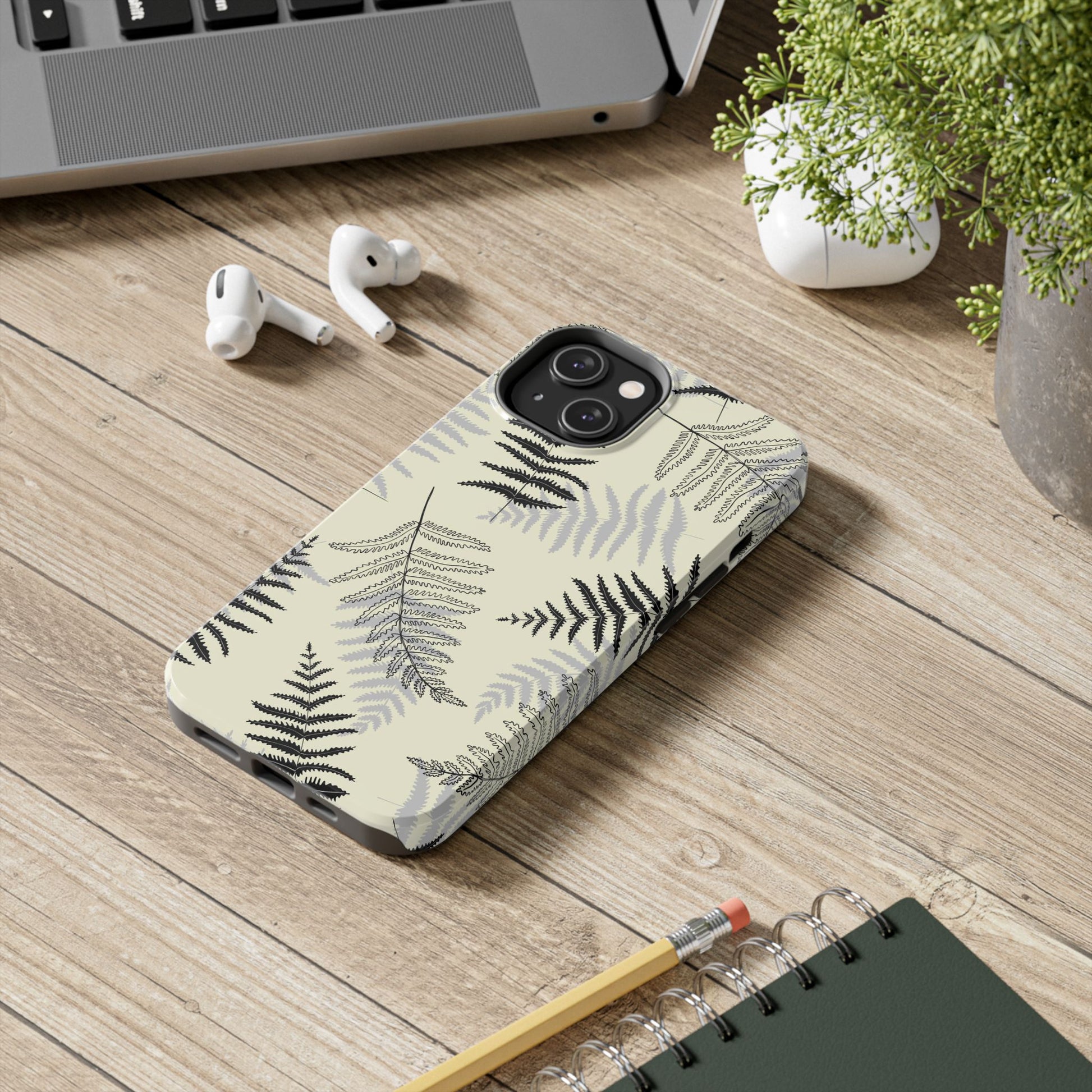 fern leaves Tough Phone Cases