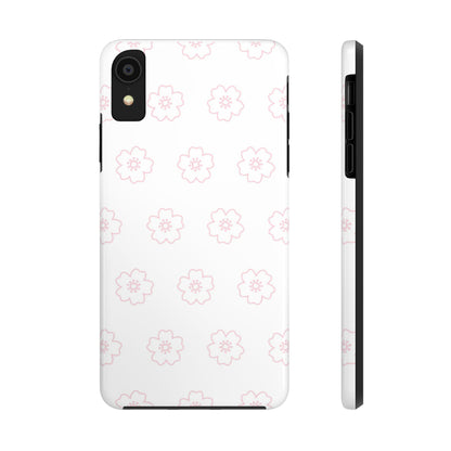 Cherry blossom seamless pattern Tough Phone Cases iPhone XR