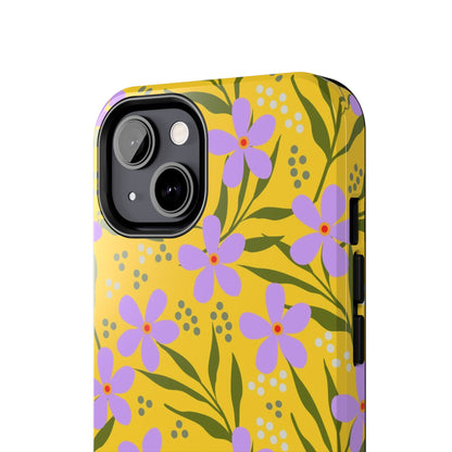 Folk art floral seamless pattern Tough Phone Cases