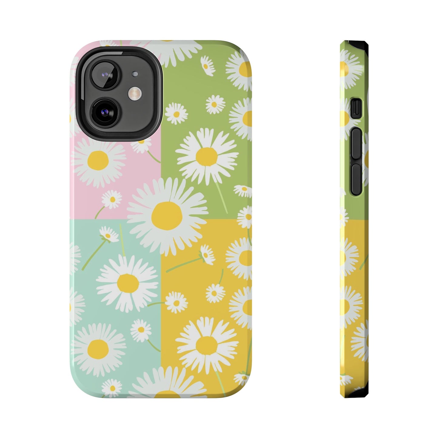 4 colors set of dandelion seamless pattern Tough Phone Cases iPhone 12 Mini