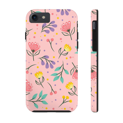 beautiful seamless handrawn floral Tough Phone Cases iPhone 7, iPhone 8, iPhone SE