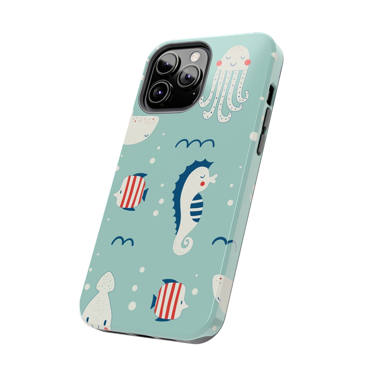 hand drawn colored childish seamless Tough Phone Cases