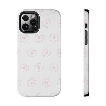 Cherry blossom seamless pattern Tough Phone Cases iPhone 12 Pro