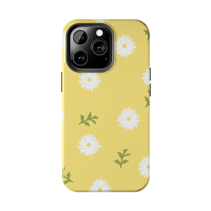 seamless doodle hand drawing daisy flower Tough Phone Cases