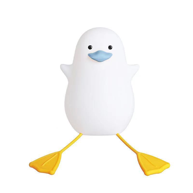 Seagull Silicone Night Light Soothing Animal Lamp For Kids Baby Blue