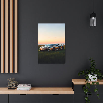 Stunning Metallic Lamborghini Aventador Wall Art | Perfect Gift for Car Enthusiasts