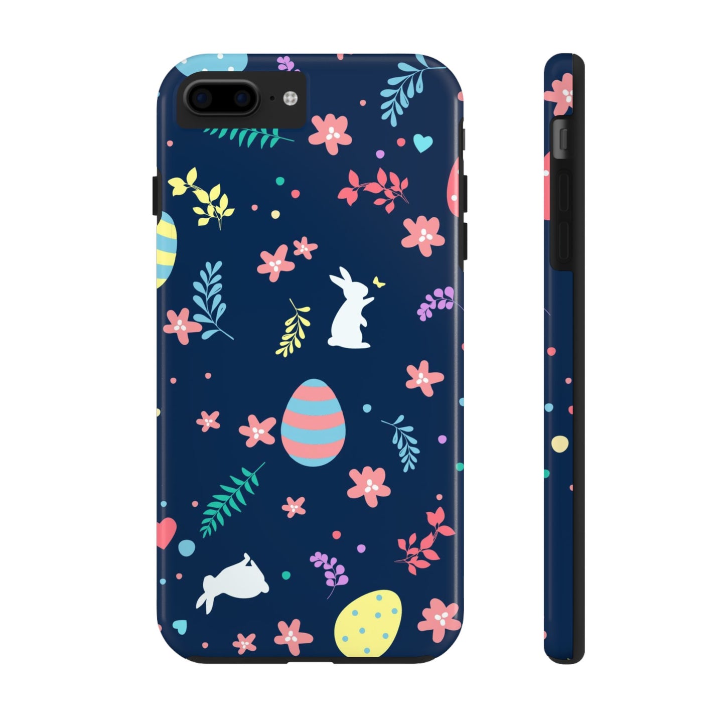 Cute hand drawn Easter seamless pattern Tough Phone Cases iPhone 7 Plus, iPhone 8 Plus