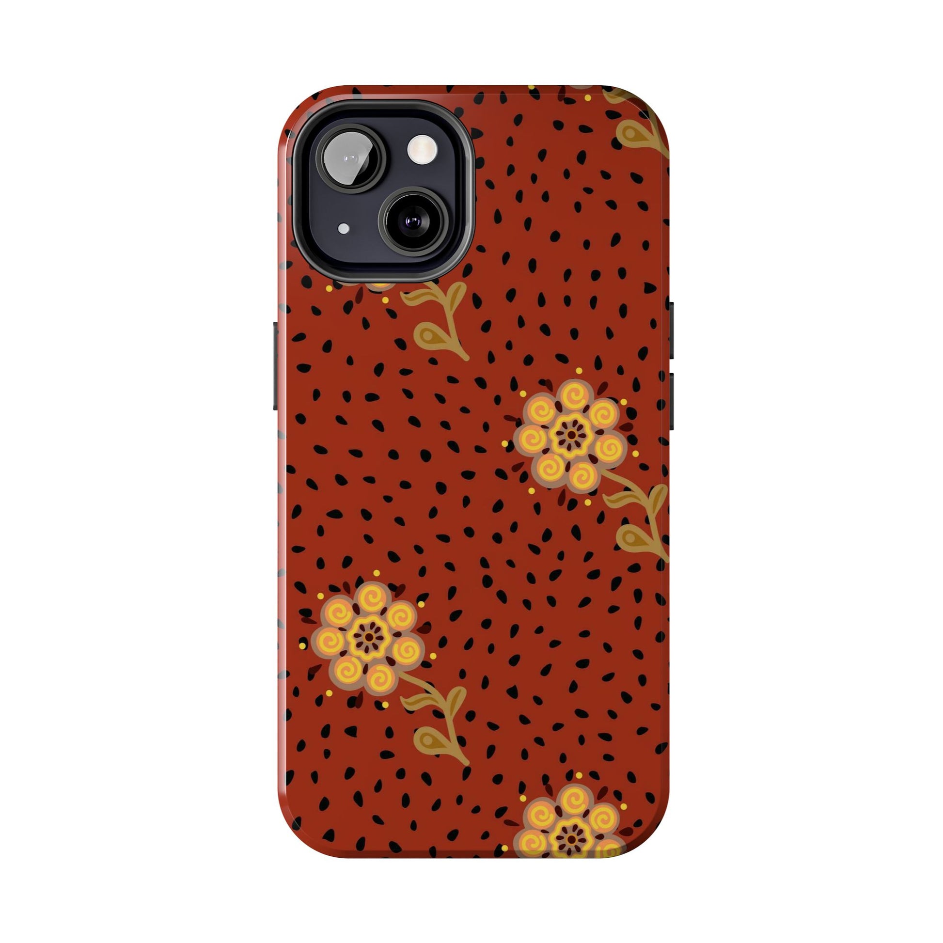 Abstract ethnic flower seamless pattern Tough Phone Cases