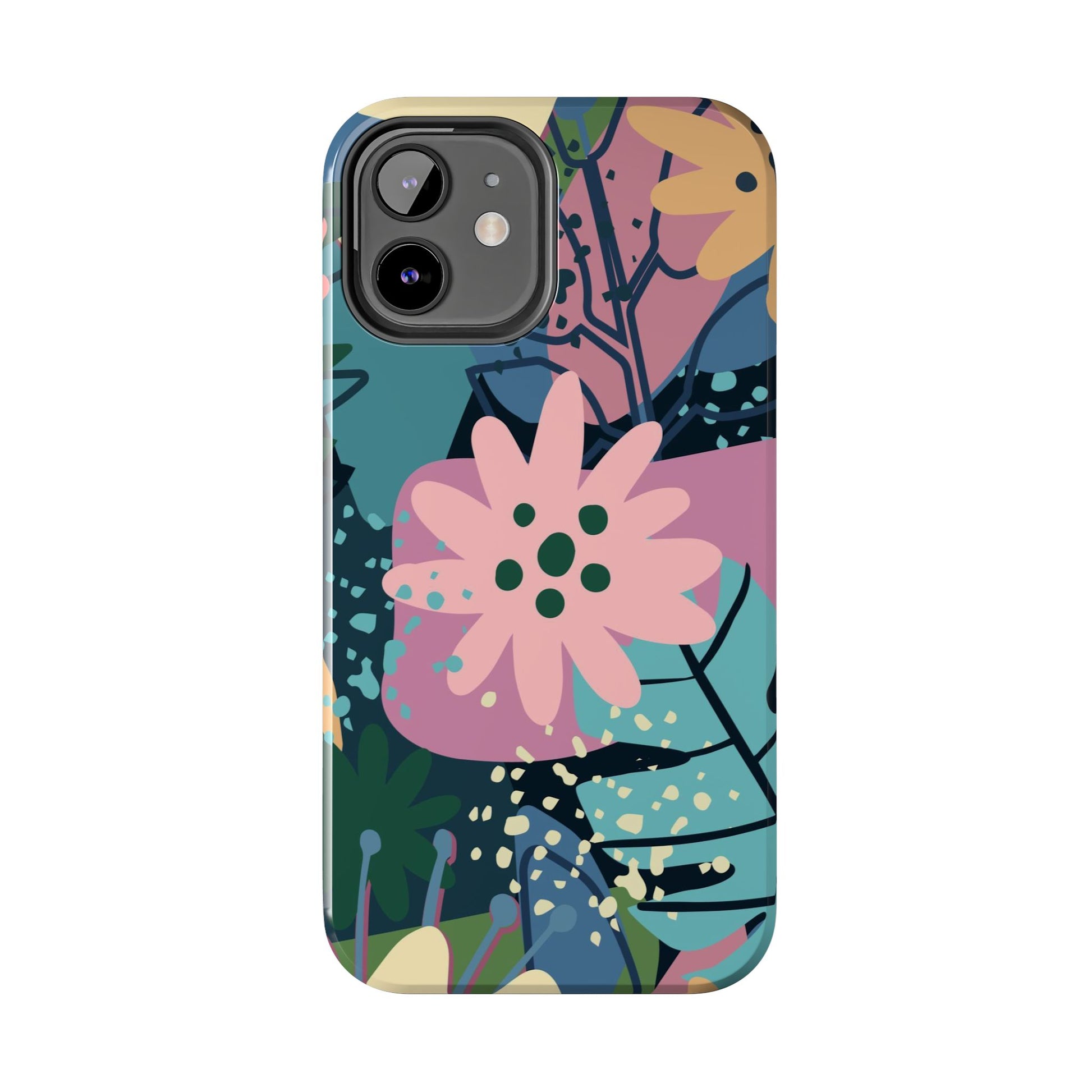 Contemporary collage design Tough Phone Cases